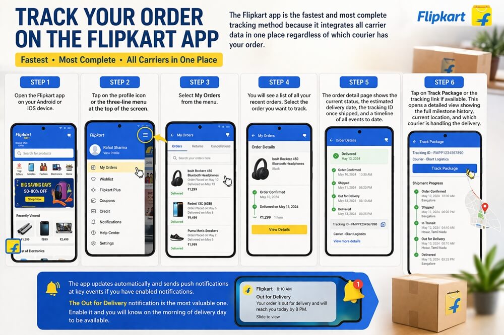 How to Track a Flipkart Order